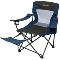 Foldable Chair with Foot Rest